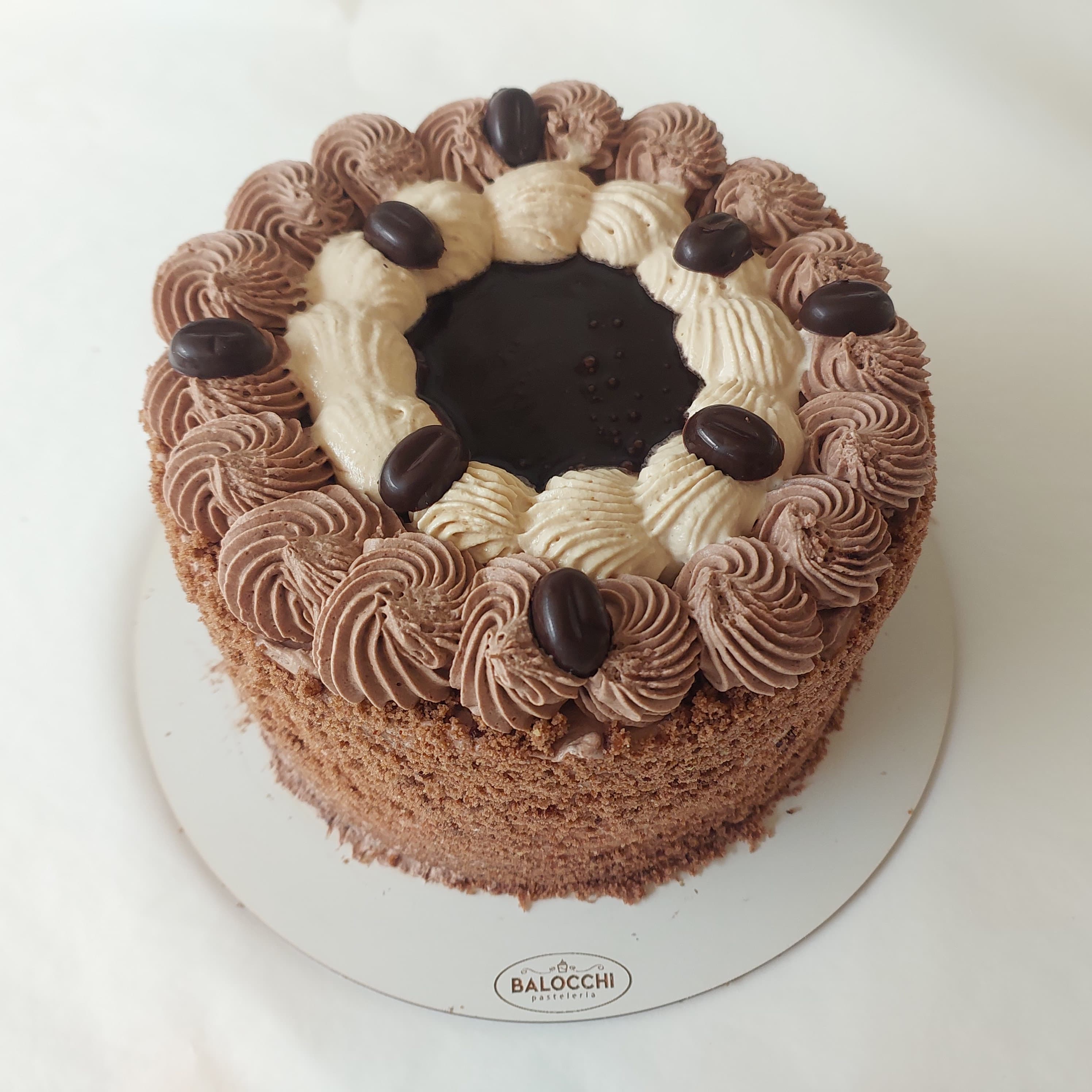 Torta Café Mousse de Chocolate