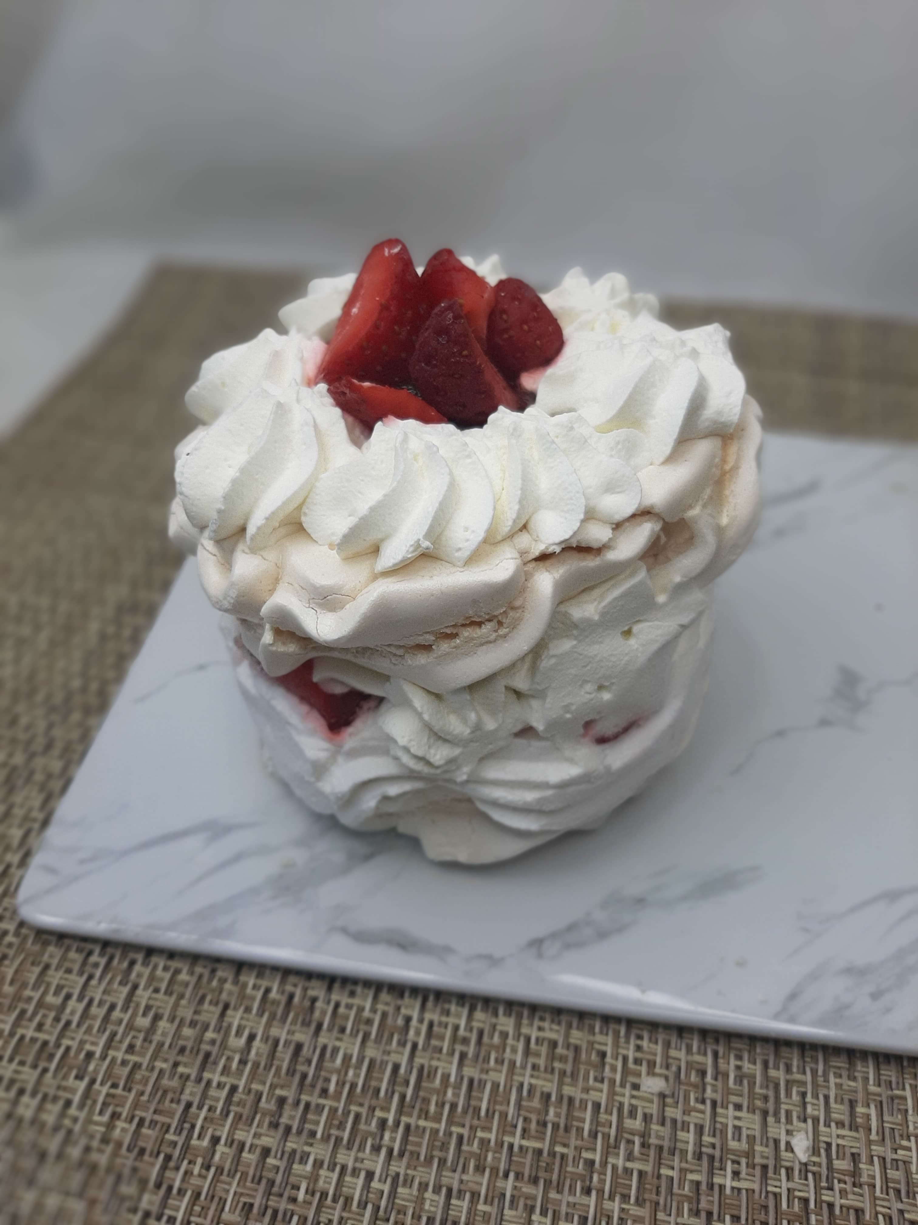 Mini torta merengue Frutilla