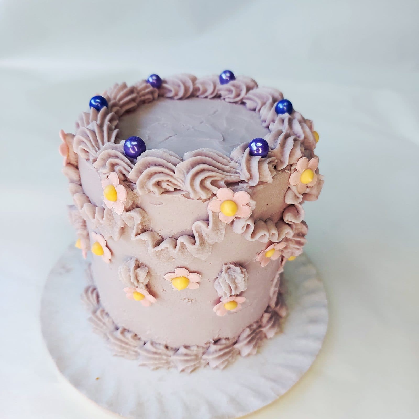 Mini torta 3 personas decorada
