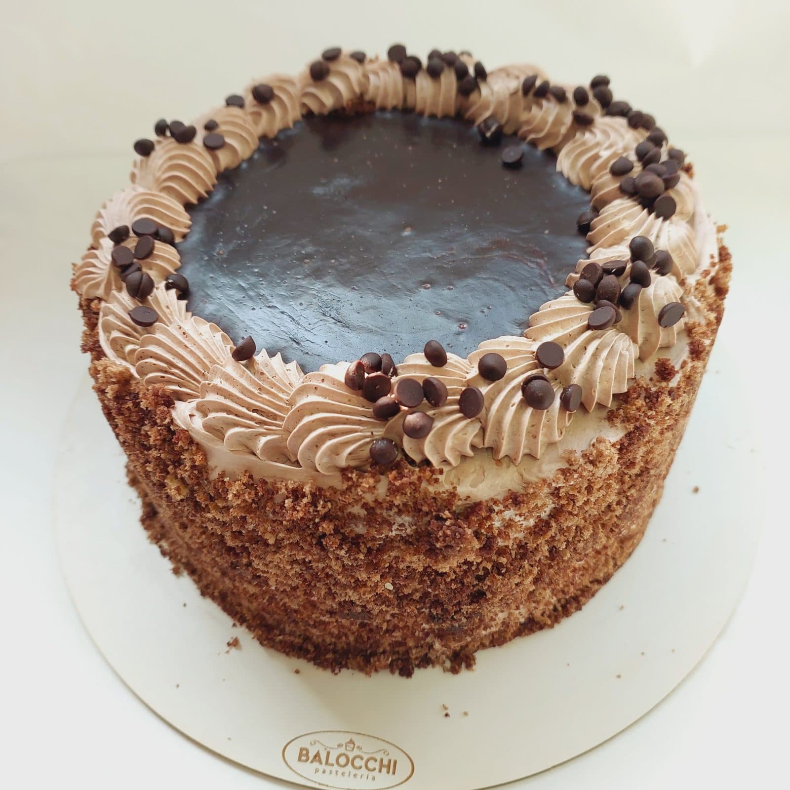 Torta Bizcocho Mousse chocolate chips
