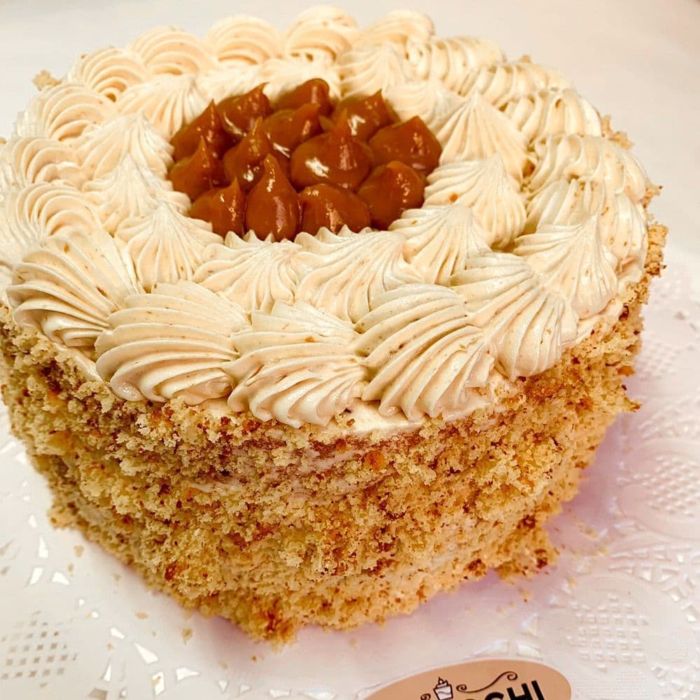 Torta Bizcocho Manjar Lúcuma
