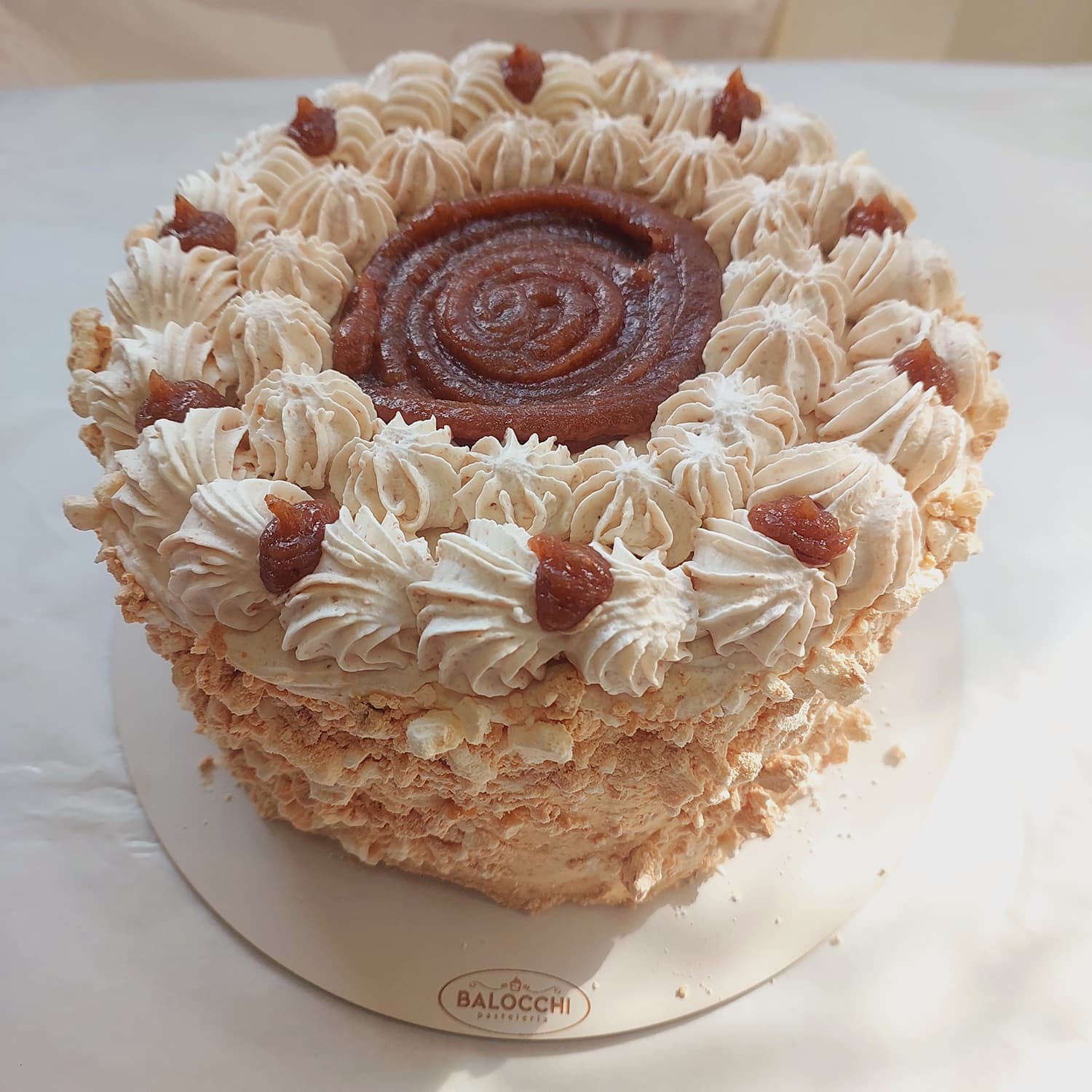 Torta Merengue Castañas